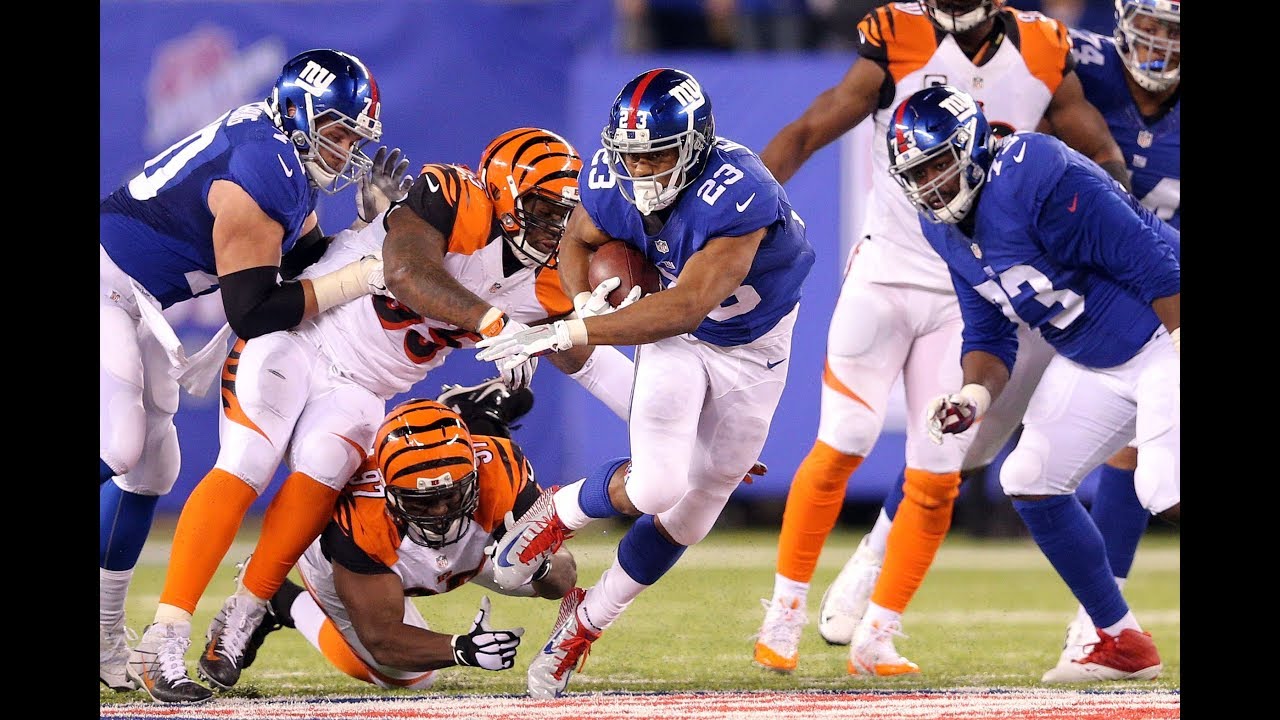 2016 🁢 CIN Bengals @ NYG Giants 🁢 Week 10 🁢 Condense Game - YouTube