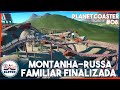 Tematização da montanha-russa do Velho Oeste pronta no Planet Coaster - Gameplay #08