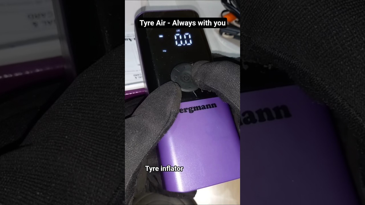 Bergman tyre inflator #tyreinflator #bergman #tyrepressure #bikecare #carcare #nirmaycare