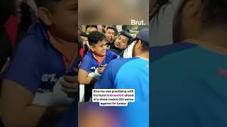 When India captain Rohit Sharma met an emotional fan… screenshot 3