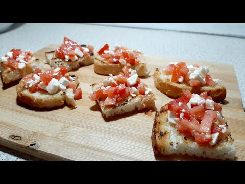 Video: Si Të Bëni Snacks Të Bukës Italiane: Bruschetta Dhe Crostini