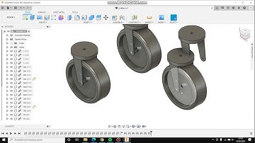 Fusion 360 - Caster Wheel Design - Assembly Tutorial