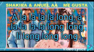 Shakira & Anuel Aa -Me Gusta /letra/