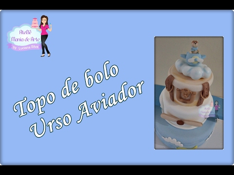 Topo de Bolo Aviador