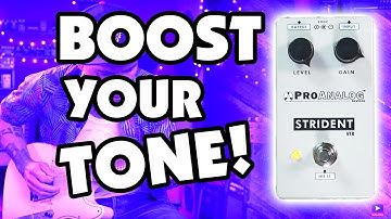ProAnalog Devices Strident VTB booster pedal - demo by RJ Ronquillo