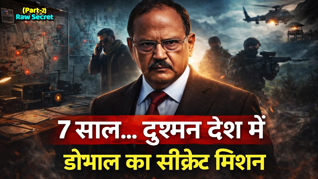 7 साल दुश्मन देश में Ajit doval का सीक्रेट मिशन ,पाकिस्तान में कैसे पकड़े गए अजित doval?