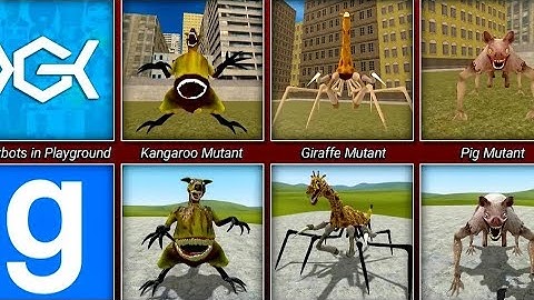 Nextbots in Playground Mod All Mutant Animals ZOOCHOSIS vs All Mutant Animals ZOOCHOSIS Garry