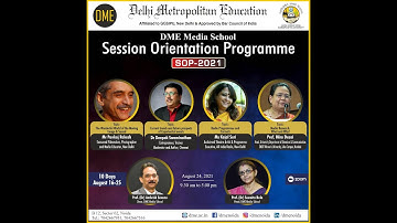 Session Orientation Programme 2021 - The Wonderful World of the Moving Image & Sound