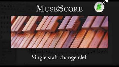 MuseScore : How to change a clef on a single staff
