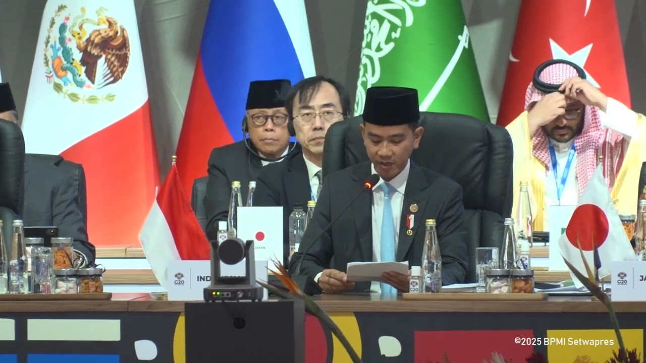 Pidato Wapres Sesi Ke-3 KTT G20 Afrika Selatan
