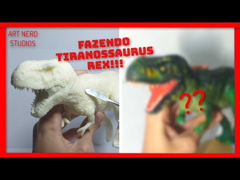 Esculpindo Tiranossaurus rex