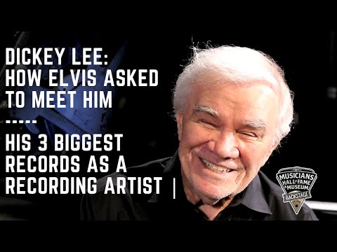 Dickey Lee: How Elvis Asked to Meet Him & His 3 Biggest Records as a Recording Artist | Part One