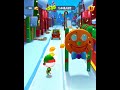 Talking Tom Gold Run Elf Angela Runs in Santa Town Funny Race Android Gameplay #Shorts