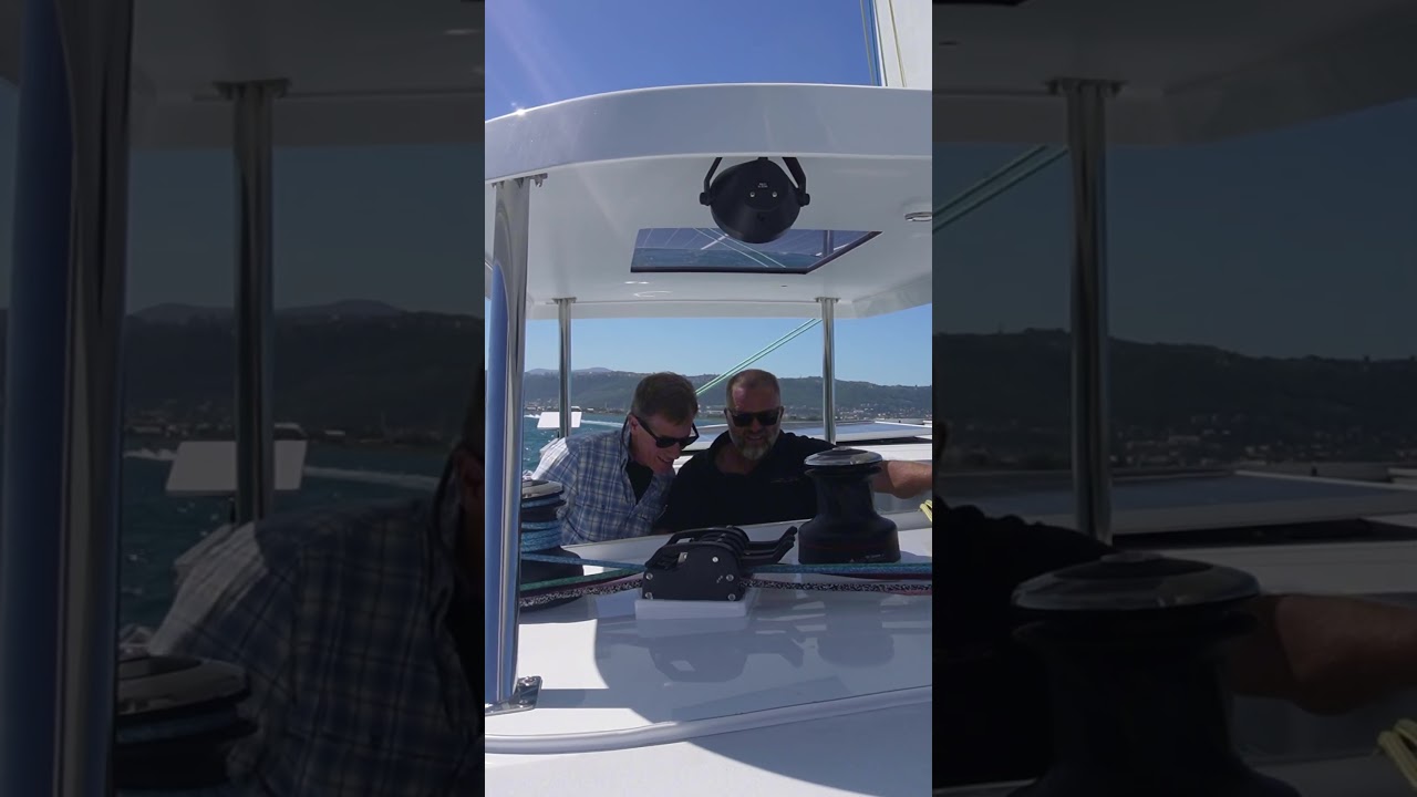 Sea Trials on the Vision 444 ES - Vision Yachts 44ft Cruising Catamaran