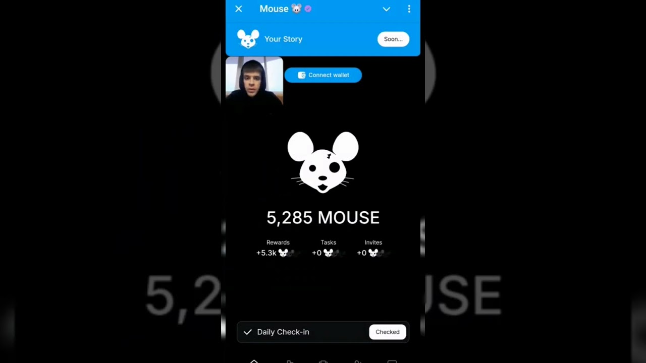 mouse новый криптопроект в телеграм, видео на канале  