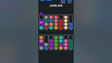Ball Sort Puzzle nível 913 #games #androidgameszone #puzzle #colors #pop #level #gaming #automobile