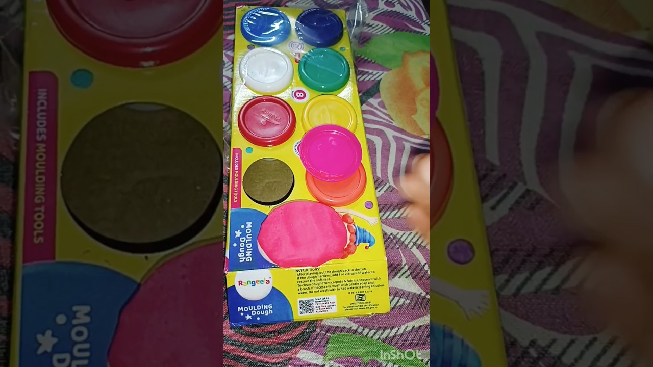 Pink craft molding dough| 