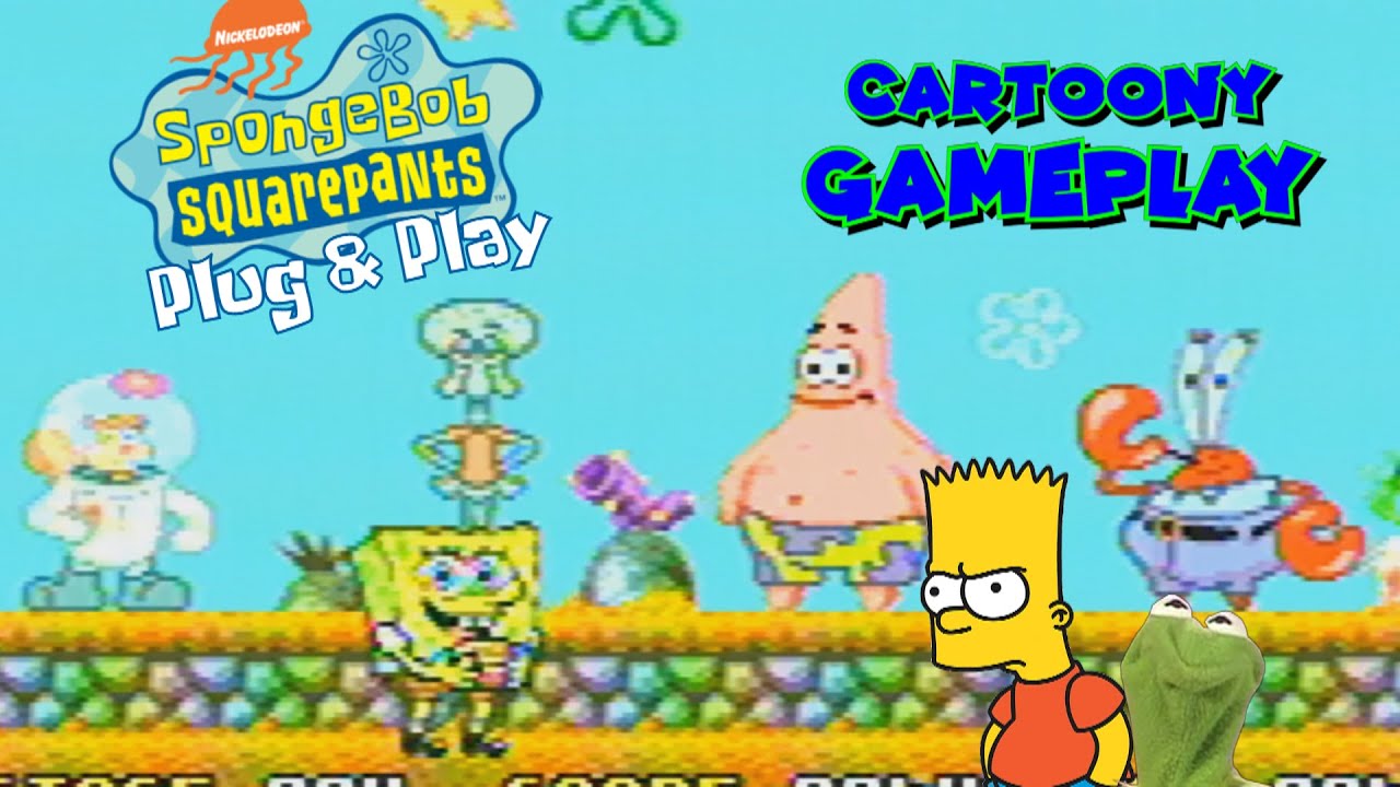 Cartoony Gameplay SpongeBob SquarePants Plug & Play YouTube