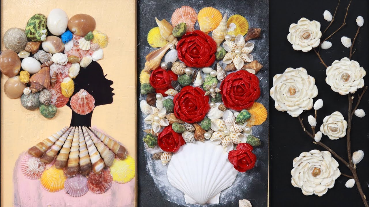 10 Easy Seashell Wall Hanging Craft Ideas are made quickly Home Decor
