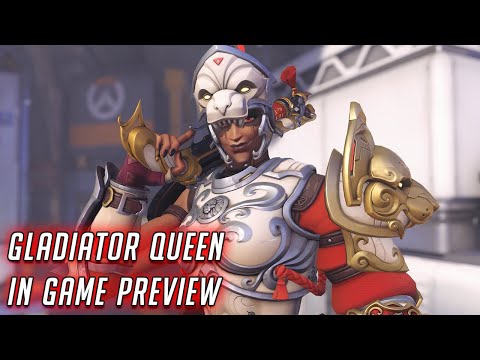 GLADIATOR QUEEN JUNKER QUEEN LEGENDARY SKIN | OVERWATCH 2