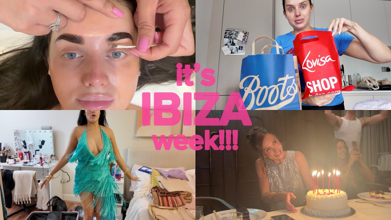 IT’S IBIZA PREP WEEK!! (partying,  outfit packing + treatments!!)