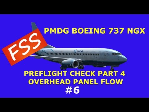 PMDG 737 NGX TUTORIAL PREFLIGHT PART 4 - YouTube