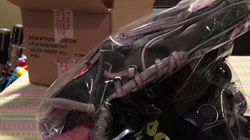 Custom made Wilson A2000 Boston Red Sox Baseball glove unboxing