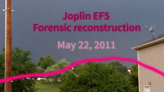 Joplin, MO EF5 tornado, May 22, 2011: Forensic real time reconstruction (5:33:50-6:00:20)