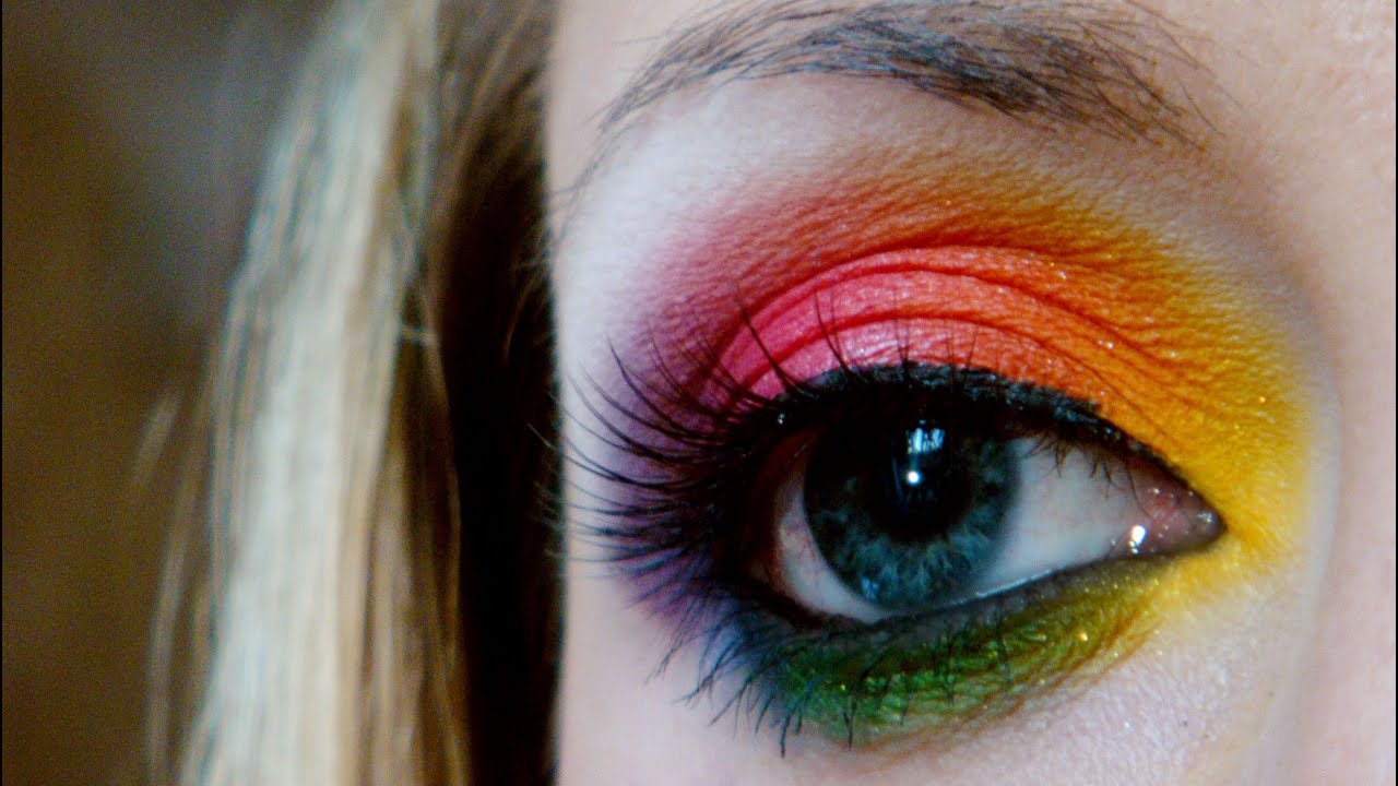 Rainbow Makeup Tutorial Collaboration with Rainbow Makeup Tutorial Collaboration with