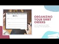 How to Track your orders - Free Spreadsheet for shirt businesses