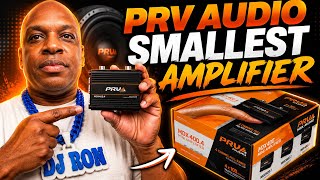 PRV Audio’s Smallest Amplifier! | MDX400.4 Mini Amp Unboxing & Review 🔥