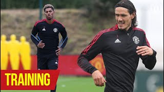 Training | Rashford & Cavani train at Carrington as Reds prepare for Wolves trip | Manchester United