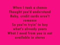 Jennifer Lopez - Love dont cost a thing + lyrics