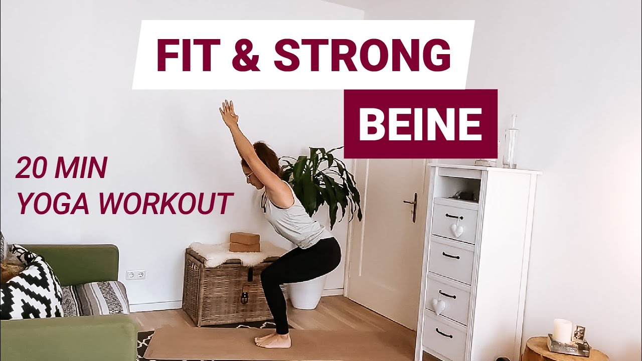 FIT & STRONG - Beine I 20 min Yoga Workout I Mittelstufe