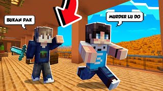 AKU DITIPU ODO JADI MURDER PALING JAGO DI MURDER MISTERY MINECRAFT!!!