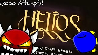 My Hardest Achievement, New Hardest Helios 100% My First Extreme Demon