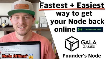 How I get my Gala Games Node back Online | Fast, Easy, & Simple | Gala Games Tutorial