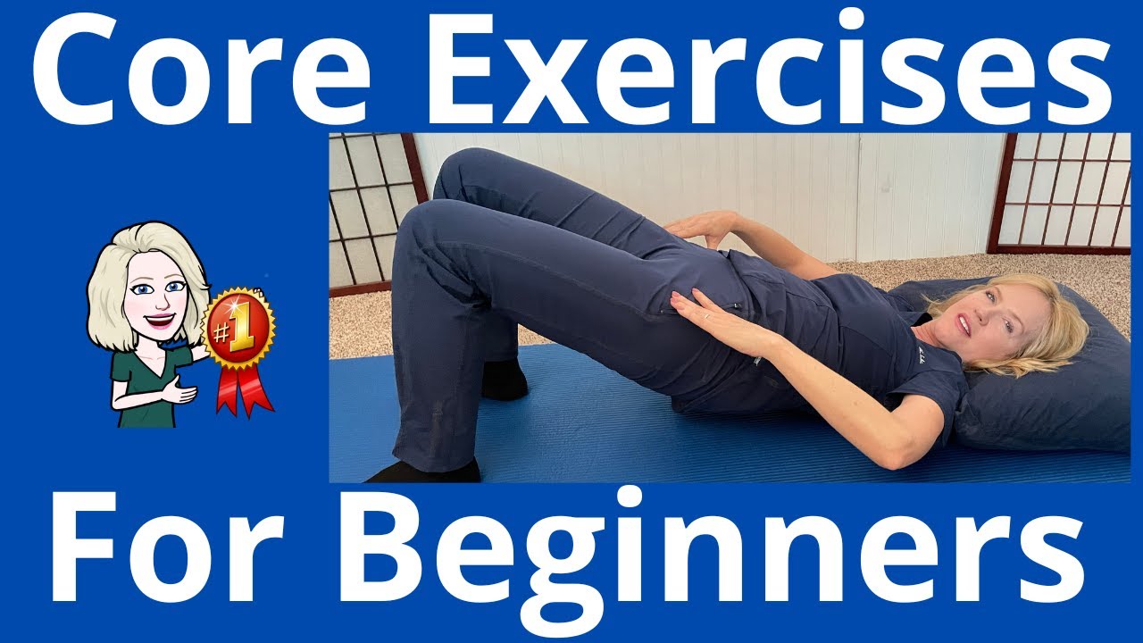 CORE EXERCISES FOR BEGINNERS! - YouTube