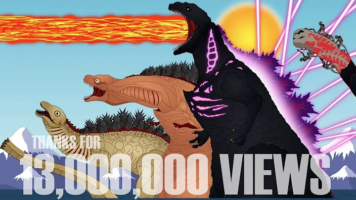 Evolution of Shin Godzilla and All Godzilla Cartoo...