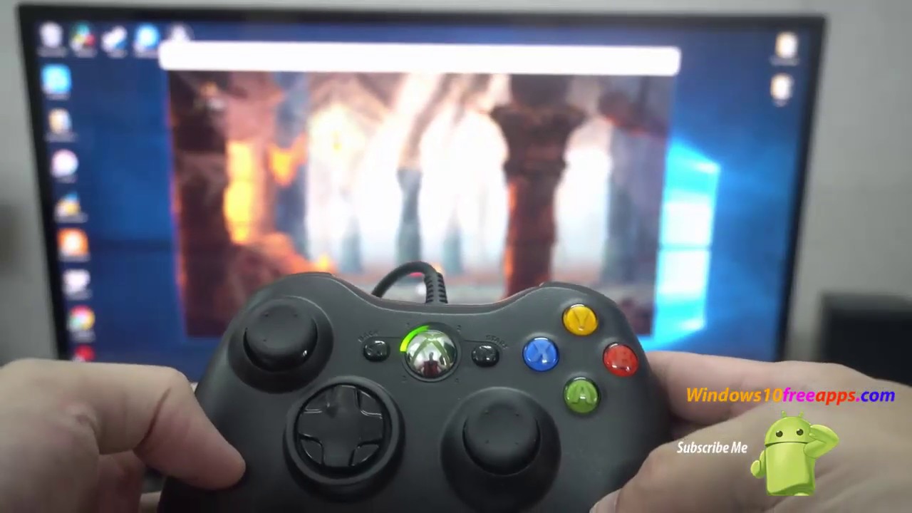 Scheur onduidelijk Bevestigen How To Connect An Xbox 360 Wired Controller To Windows 10 PC - YouTube