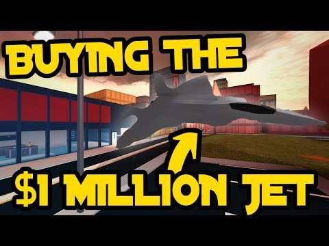 BUYING THE MILLION DOLLAR JET IN ROBLOX JAILBREAK! - YouTube