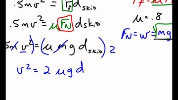 Mr. Wrights speed of a skidding car lab
