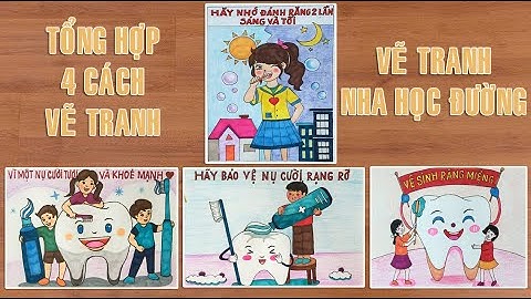 Tổng hợp 4 cách vẽ về tương lai cùng với những nụ cười rạng rỡ | Vẽ tranh nha học đường