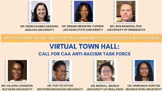 Call for CAA & University Anti-Racism Task Force in Communication Sciences and Disorders (July 2020)