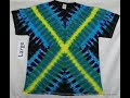 tie dye x fold