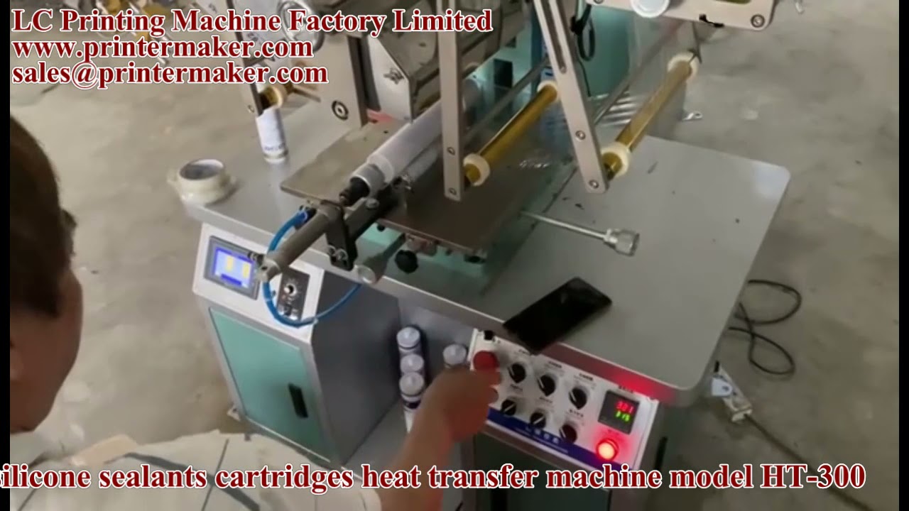 silicone sealants cartridges heat transfer machine model HT-300