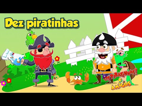 Os Piratinhas - 2º Temporada - Dez piratinhas (Dez indiozinhos) - (Oficial) - Episódio 01