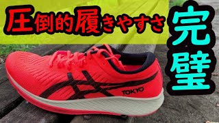 【悪い所無し】メタレーサーの外観と１週間履いた感想!!アシックスの最新厚底シューズは履きやすすぎた。(アシックス・メタレーサー)