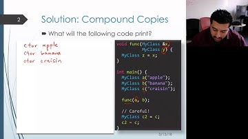 EECS 280: Lecture 16 Exercise 1: Compound Copies