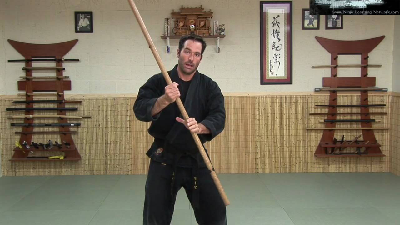 Rokushaku Bo Introduction Part 2 backspin Ninja Training Video Blog YouTube